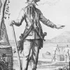 Blackbeard may have been the most notorious pirate of all. Fierce and ferocious-looking, he stood 6’4” tall and had wild eyes and an explosive temper. To add to the effect, he tucked slow-burning cannon fuses under his hat.