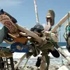 Instead of creating sculptures like this one, volunteers with Debris Free Bonaire collect and throw out trash. As of May 2014, the group has removed more than 5,650 cubic feet of marine plastic from Bonaire's eastern coastline!