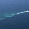 An oil drilling platform in oil-free water two years after the Deepwater Horizon oil spill in the Gulf of Mexico.