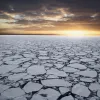 Every year as the sun disappears for the winter, the surface waters around Antarctica freeze into a slab of ice 10-feet thick, which effectively doubles the size of the continent. 