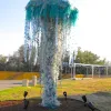 A plastic bottle jellyfish sculpture. 