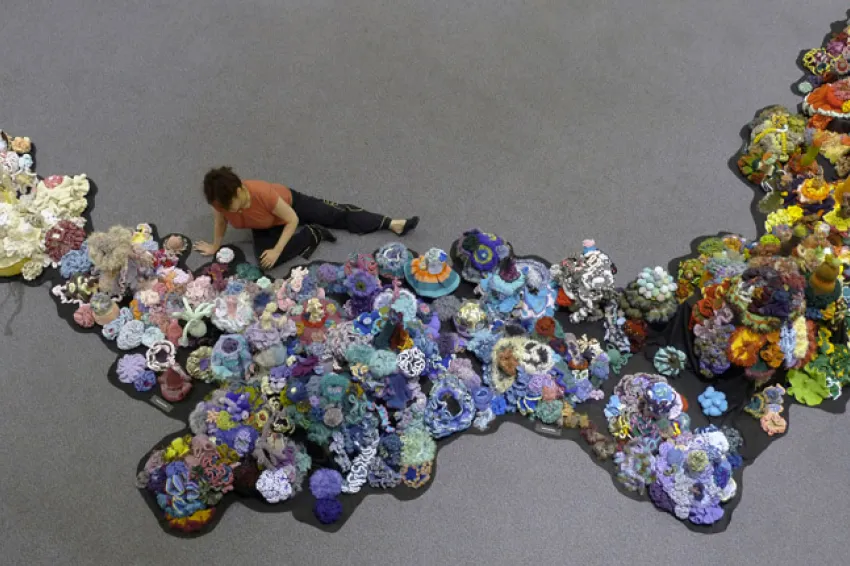 The People's Reef--Part of the Hyperbolic Crochet Coral Reef