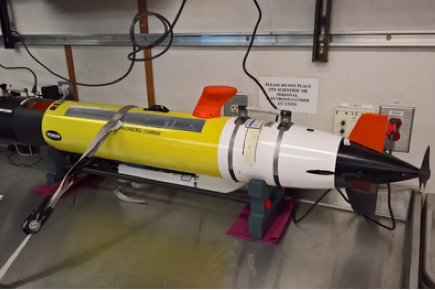 an autonomous underwater vehicle