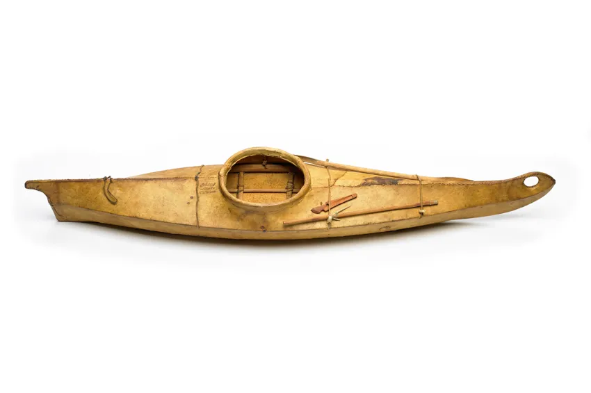 a seal skin kayak