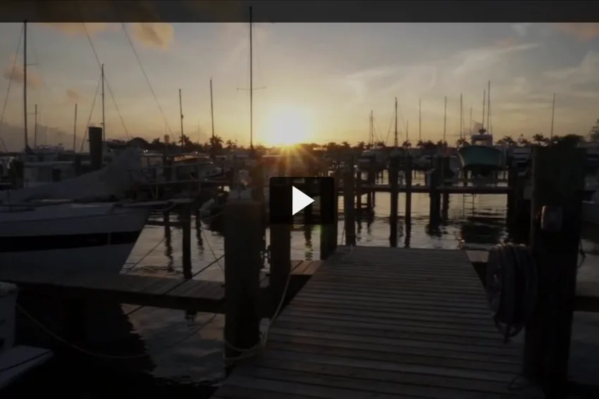 Sunsetting on an estuary.