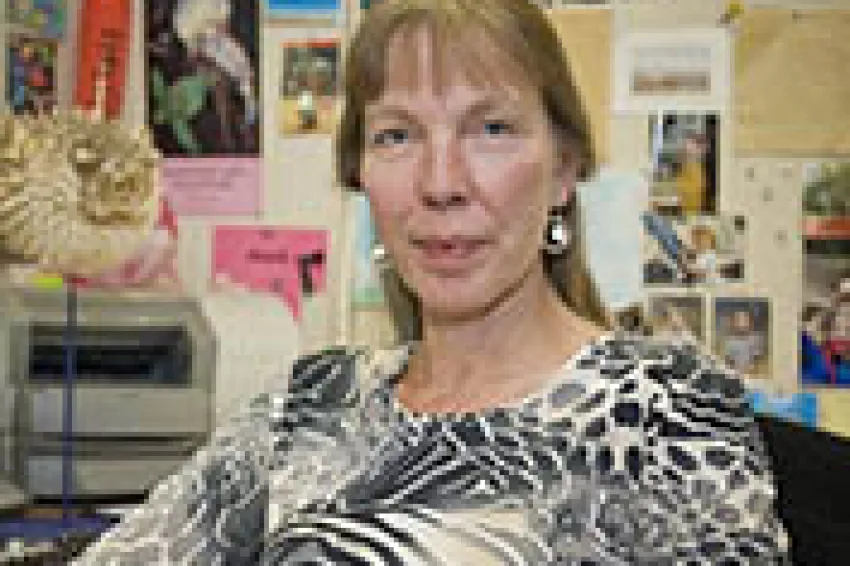 Headshot of Jill Johnson sitting in her office.
