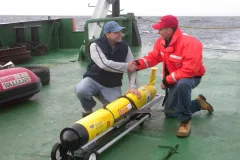 Rutgers oceanographers and robotic glider