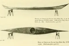 a profile and top down view of a kayak