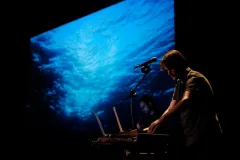 Sound artist Halsey Burgund performs his composition Ocean Voices. 