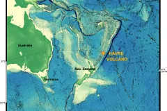 Map of Havre Volcano Location