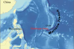 The deepest point on earth is the Mariana Trench.