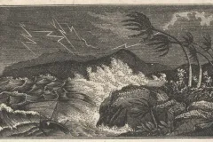 An artist's portrayal of a hurricane