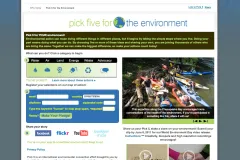 EPA Pick 5 for the Environment website screenshot