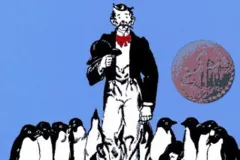 The cover of Mr. Popper's Penguins