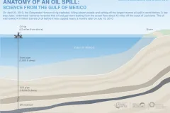 Screenshot of Gulf oil spill interactive.