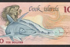 The Cook islands banknote
