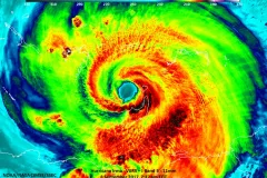 Radar image of Hurricane Irma