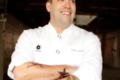 Mike Isabella, Chef and Owner of Graffiato restaurant in Washington, DC.  Chef Isabella is joined by some of Washington's and the Gulf states' finest chefs in preparing sustainable seafood dishes for a special event held at the Smithsonian's National Museu