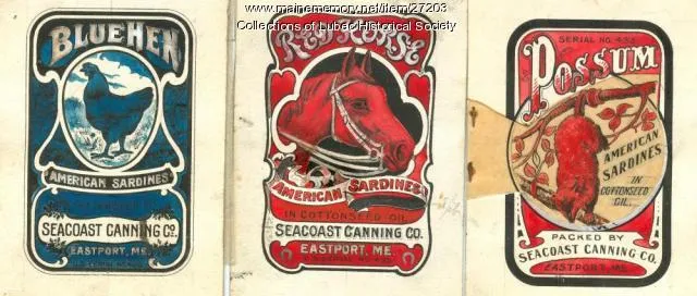 Three artistic designs from old sardine tin cans