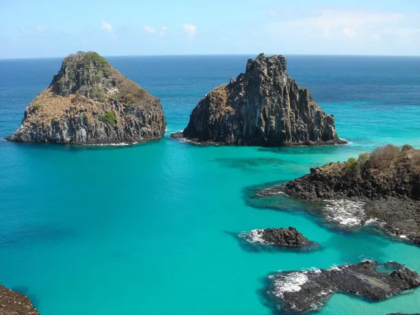 The Brazilian Atlantic Islands site was inscribed on the World Heritage List in 2001. The rich waters of the Fernando de Noronha Archipelago and Rocas Atoll are extremely important for the breeding and feeding of tuna, shark, turtle, and marine mammals. Th