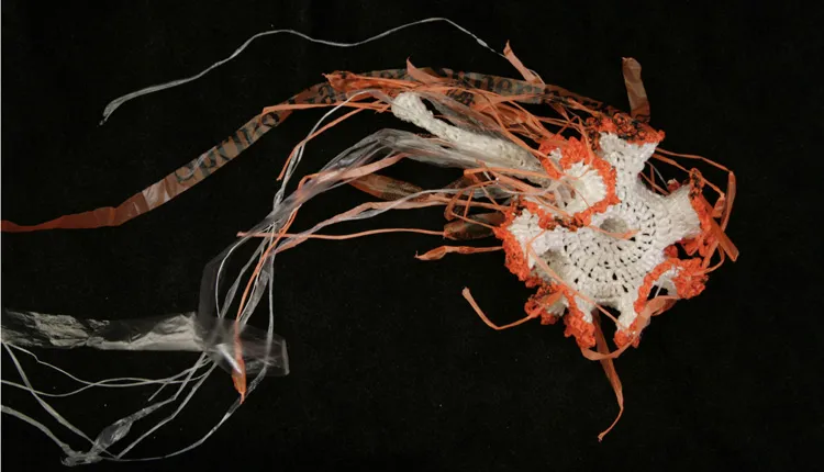 Crochet Jellyfish from the Hyperbolic Crochet Coral Reef