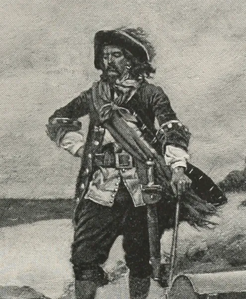 Captain William Kidd at Gardiner's Island