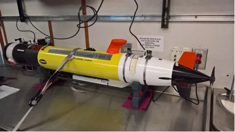 an autonomous underwater vehicle