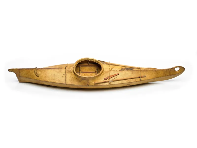 a seal skin kayak