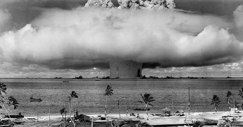 Nuclear bomb in Bikini Atoll Nuclear bomb in Bikini Atoll