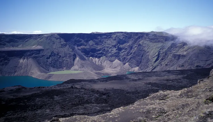 Giant tortoise habitat on Galapagos Islands.