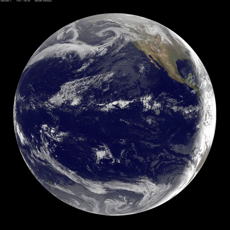 Satellite view of Earth. Satellite view of Earth.