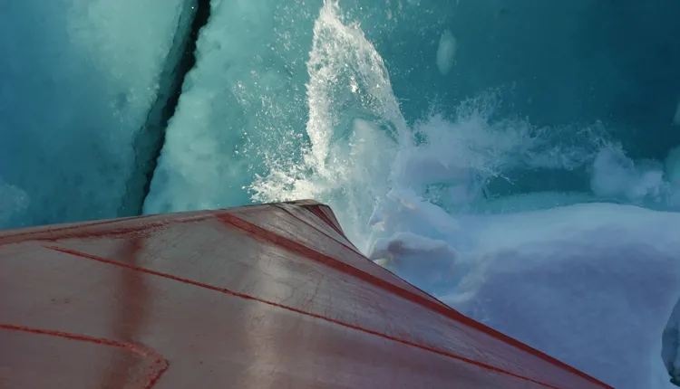 Special ships called ‘icebreakers’ are needed to access some areas of the ice-covered Arctic Ocean.