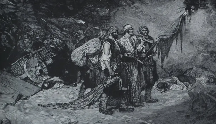 Pirates divide up the riches they plundered.