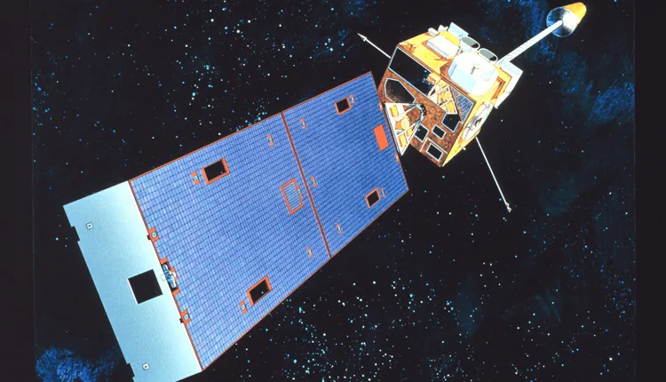 A Coral Reef Watch satellite monitors the temperature of the world’s oceans.