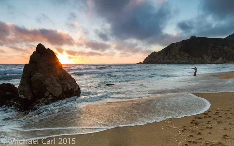 "Surf Fishing In a Golden State"