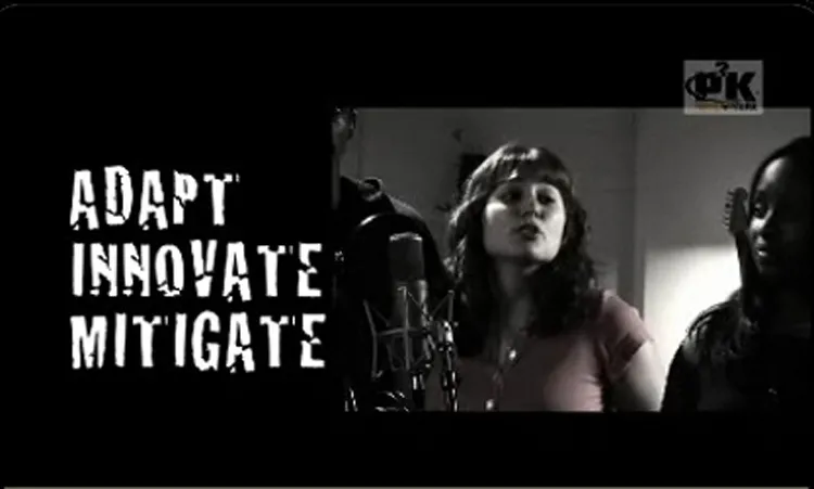Rappers wrap their heads around climate change in this music video.