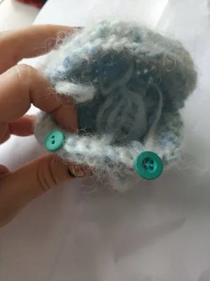 working on a crochet project