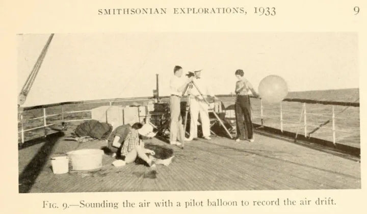 an old photograph of men and women working on a chip deck