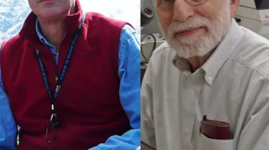 Dennis P. Waters and Irwin M. Brodo headshots