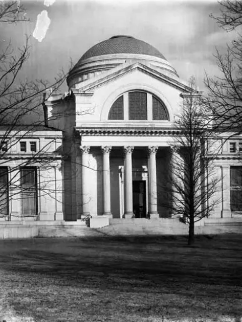 Neoclassical building with dome